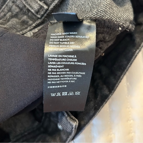 NWT, BDG Urban Outfitters Black Denim Y2K Mini Skirt, Size Medium - Picture 6 of 6